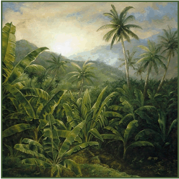 From oil painting: Windward Mist
