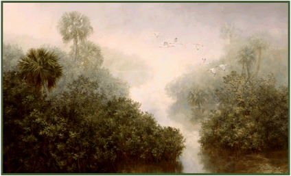 From oil painting: Mangrove Mist